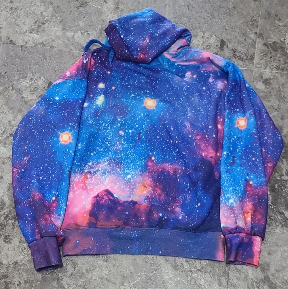 Unisex Galaxy Washington DC Hoodie Sweatshirt Size Medium - Picture 4 of 7